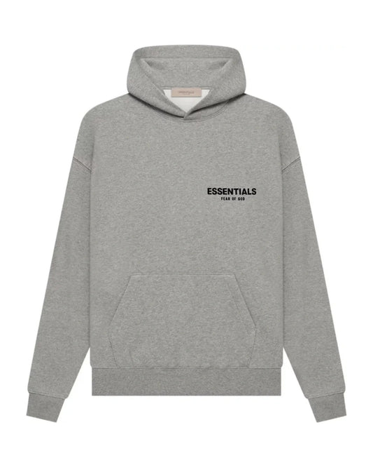 Komplet dresowy Essentials Fear of God SS22 Dark Oatmeal — bluza przód