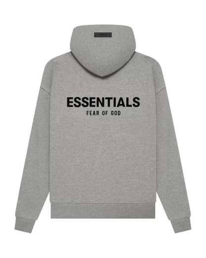 Komplet dresowy Essentials Fear of God SS22 Dark Oatmeal — bluza tył