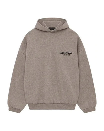 Komplet dresowy Essentials Fear of God FW24 Fleece Heather Grey — bluza przód