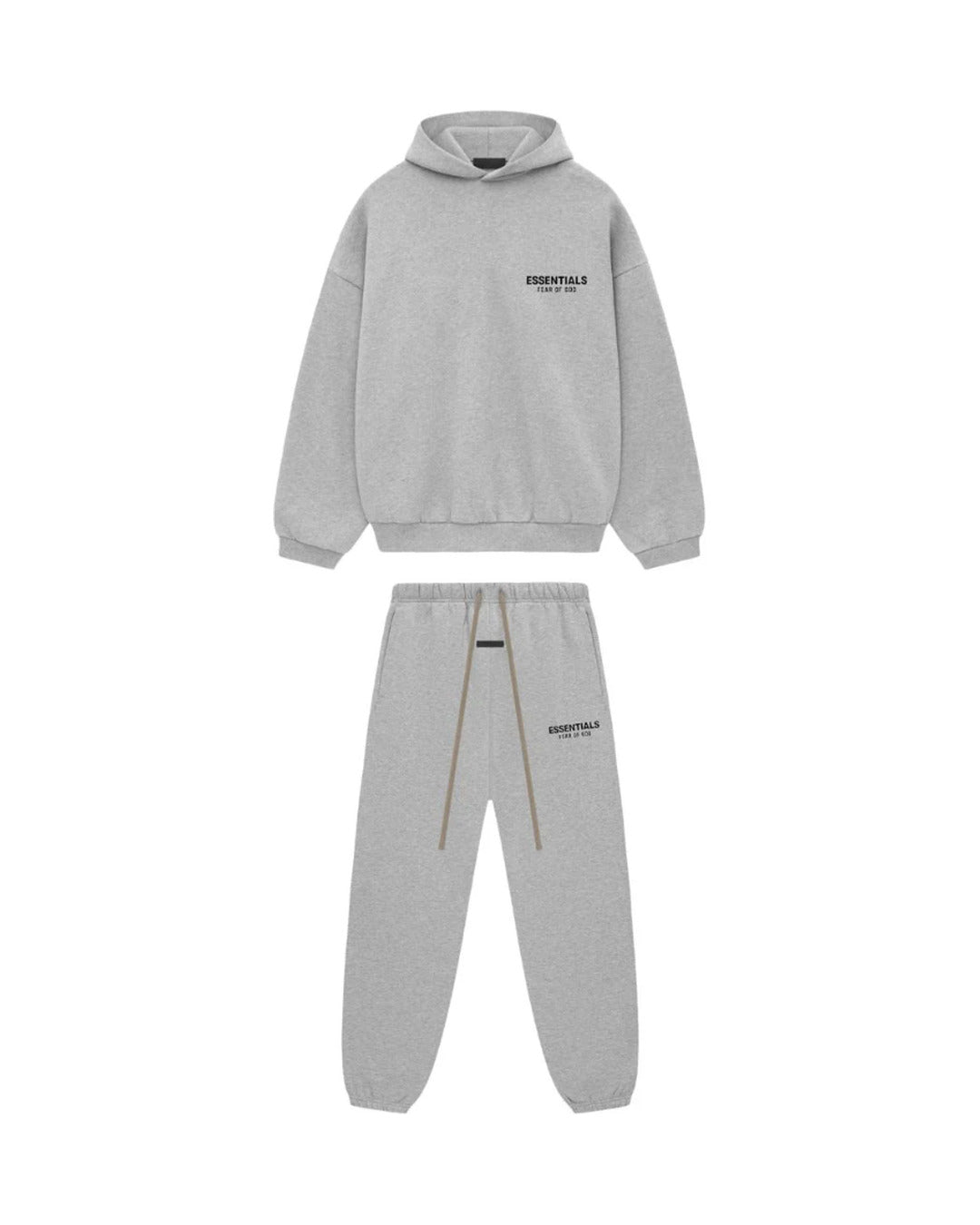 Komplet dresowy Essentials Fear of God FW24 Fleece Light Heather Grey — komplet