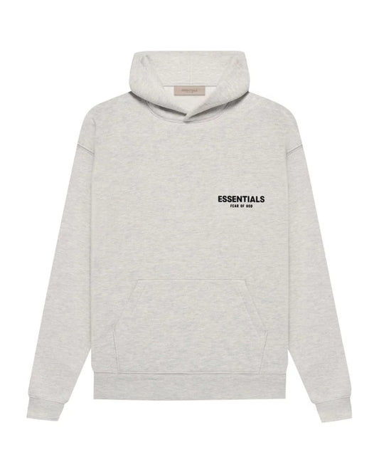 Komplet dresowy Essentials Fear of God SS22 Relaxed Light Oatmeal — bluza przód