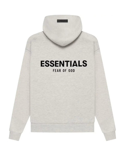 Komplet dresowy Essentials Fear of God SS22 Relaxed Light Oatmeal — bluza tył