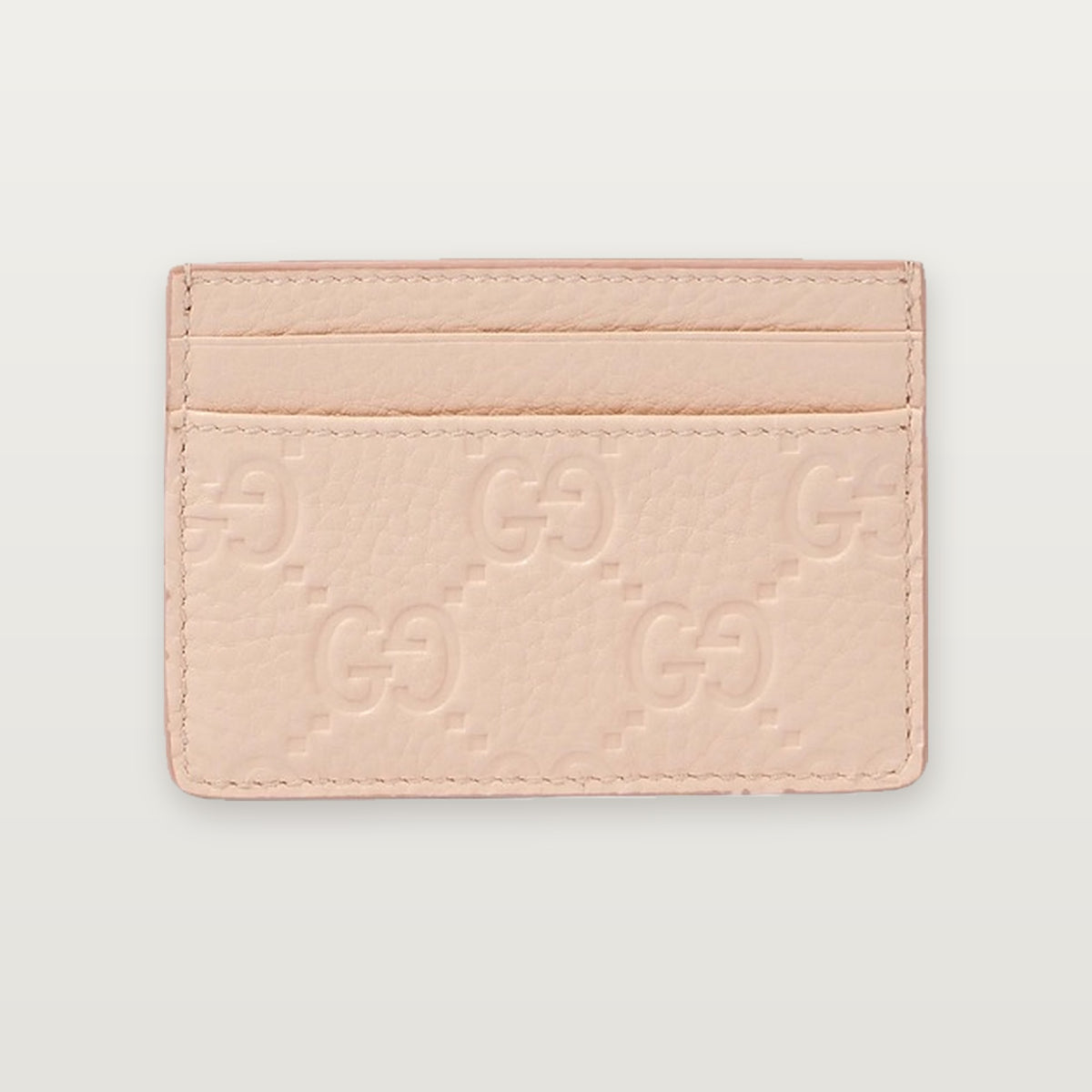 Cardholder Gucci Signature Leather Card Case Pink