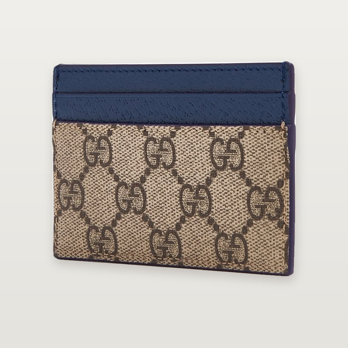 Cardholder Gucci GG Supreme Canvas Card Case Navy