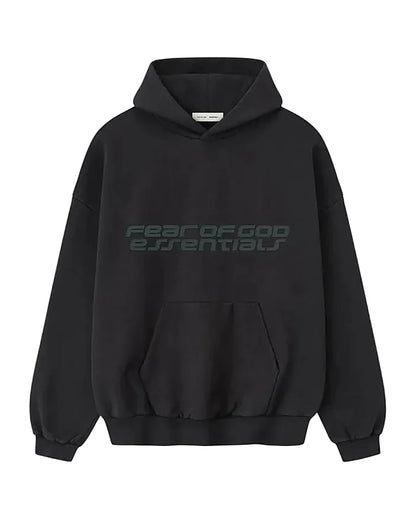 Bluza Essentials Fear of God 90s Hoodie Black — przód