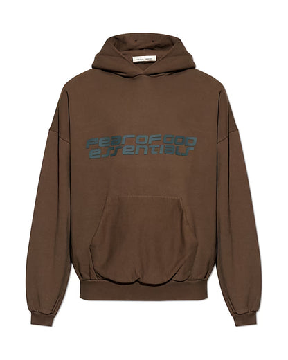 Bluza Essentials Fear of God 90s Hoodie Brown — przód