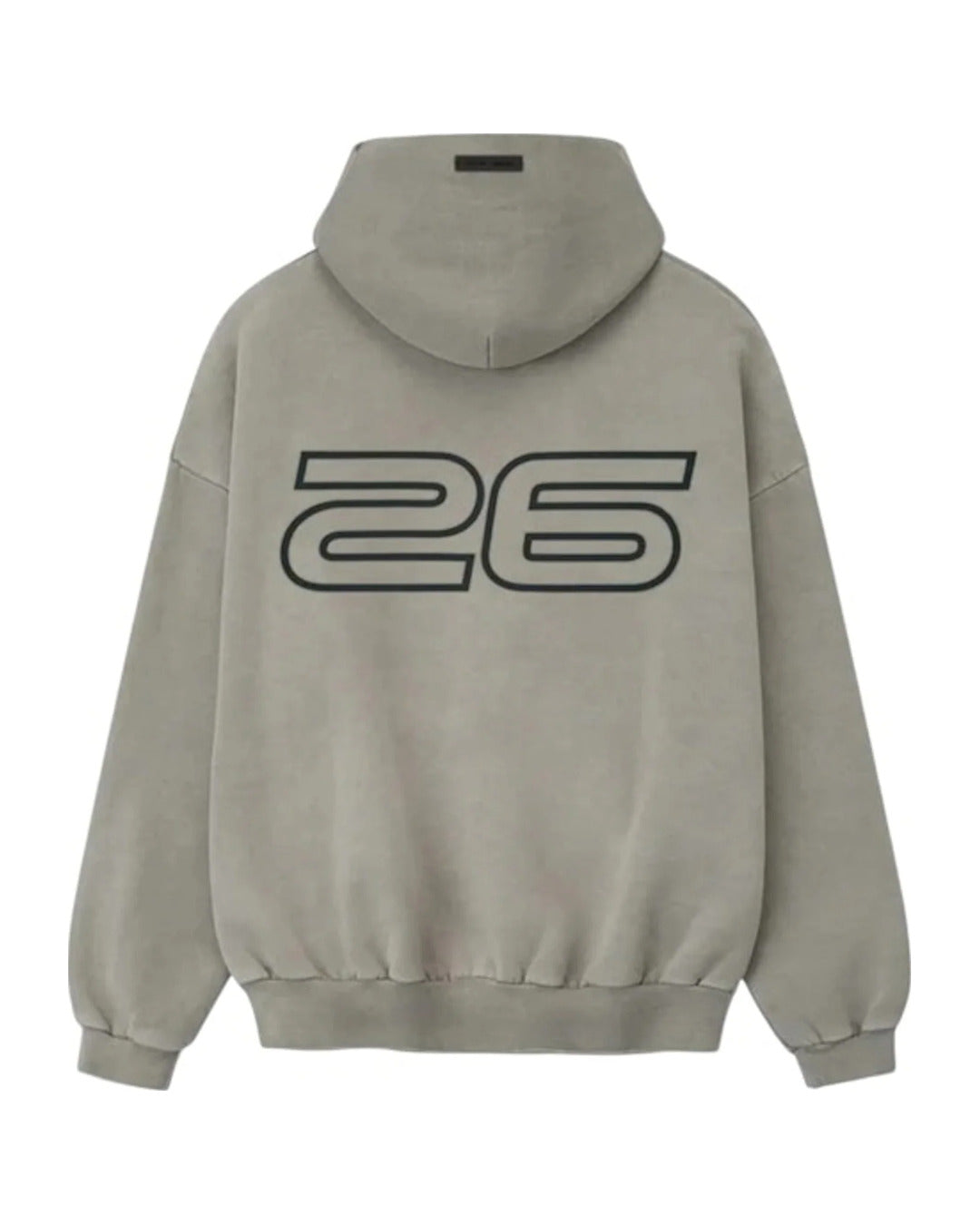 Bluza Essentials Fear of God 90s Hoodie Smoke Grey — tył