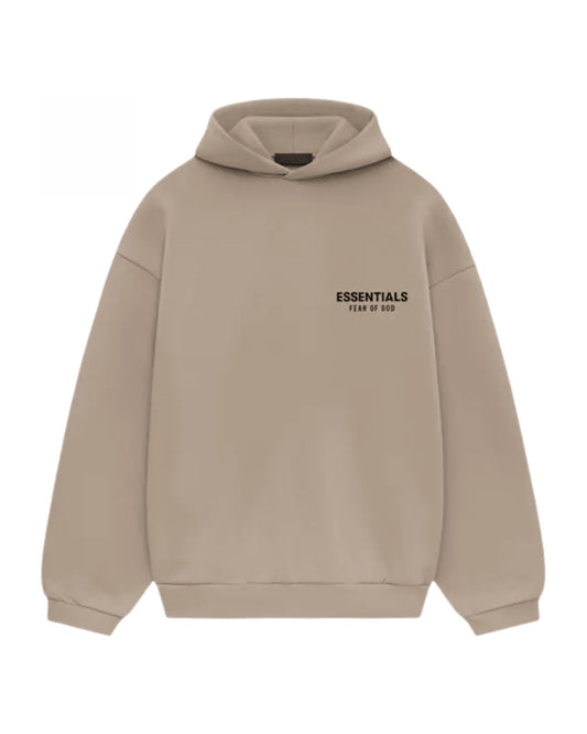 Bluza Essentials Fear of God Fleece II Hoodie Desert Sand — przód
