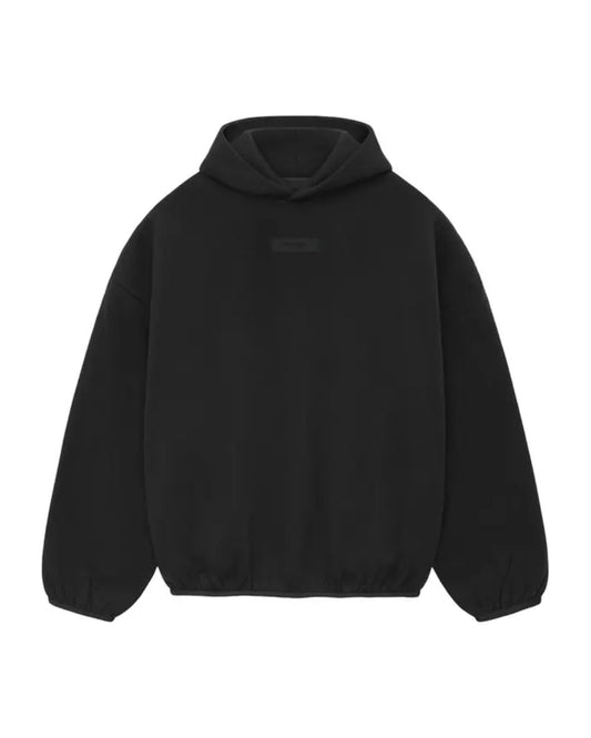 Bluza Essentials Fear of God Hoodie Jet Black — przód