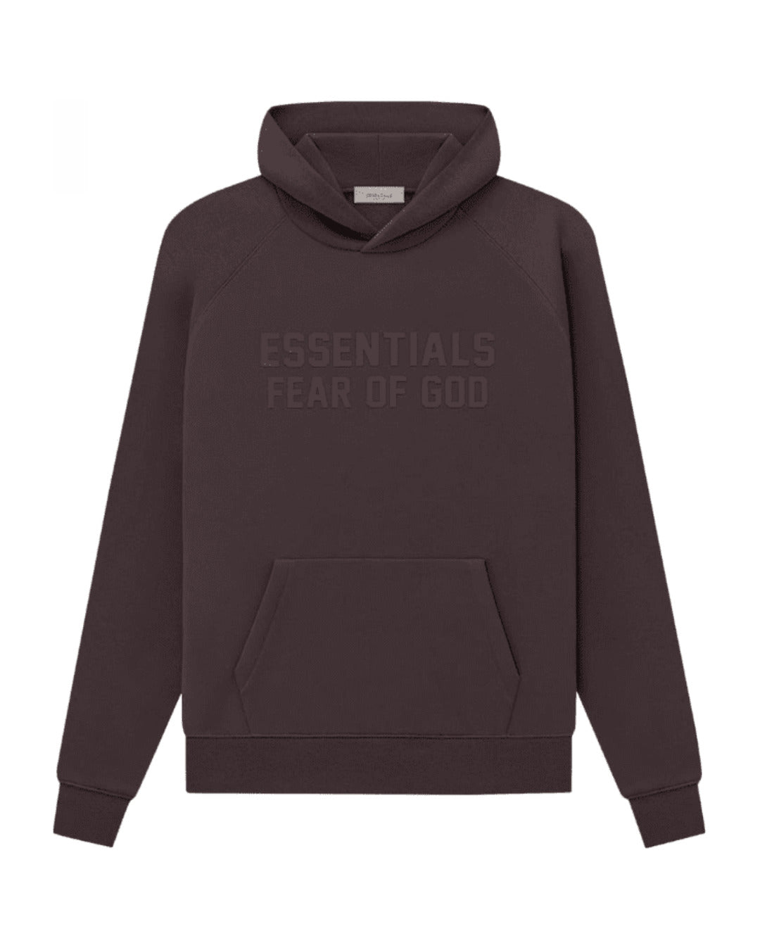 Bluza Essentials Fear of God Season 2023 Hoodie Plum — przód