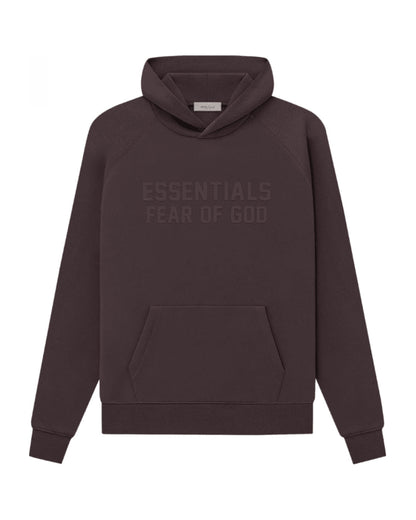 Bluza Essentials Fear of God Season 2023 Hoodie Plum — przód