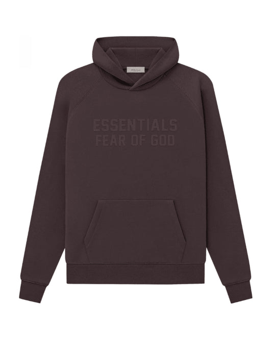 Bluza Essentials Fear of God Season 2023 Hoodie Plum — przód