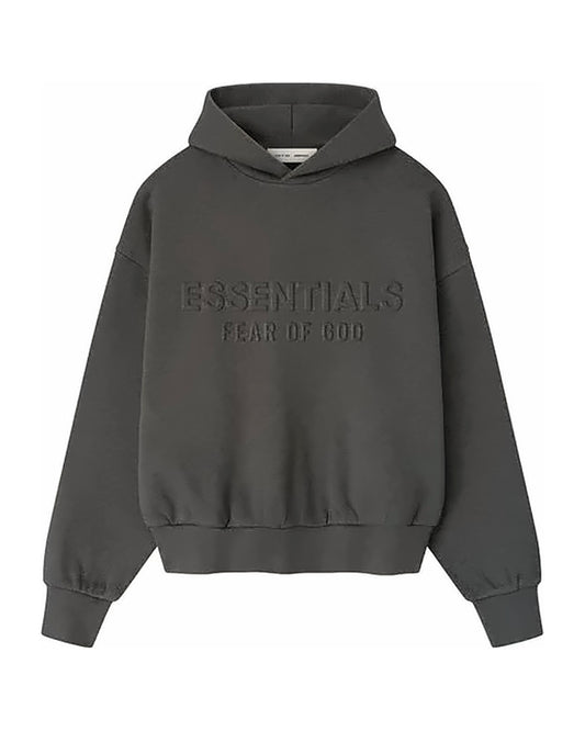 Bluza Essentials Fear of God SS26 Hoodie Dark Oatmeal — przód