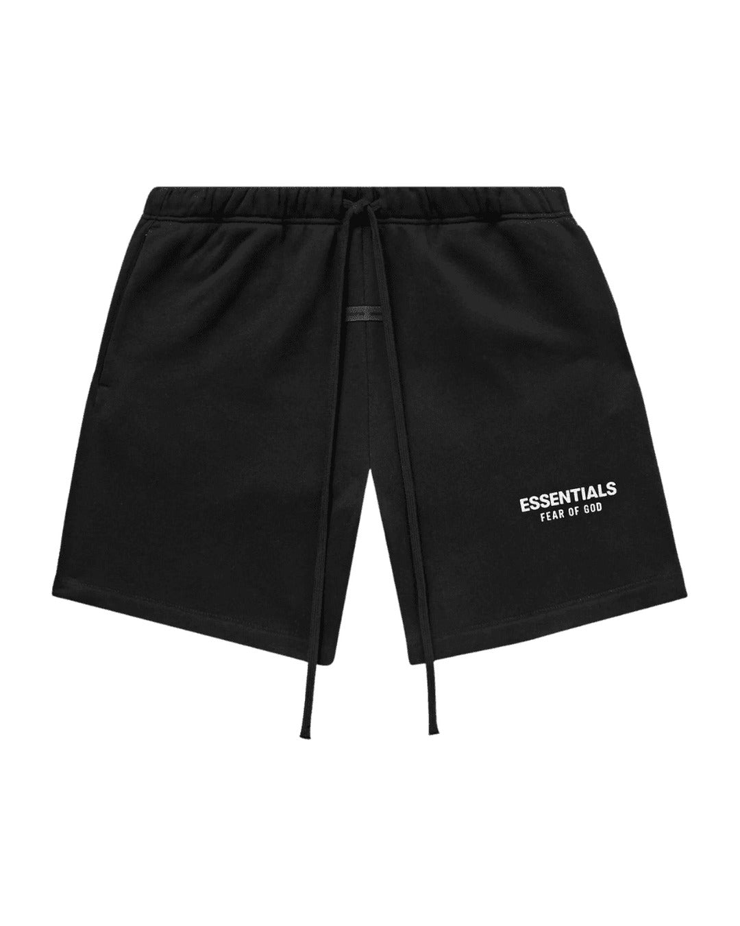 Szorty Essentials Fear of God SS25 Fleece Black — przód
