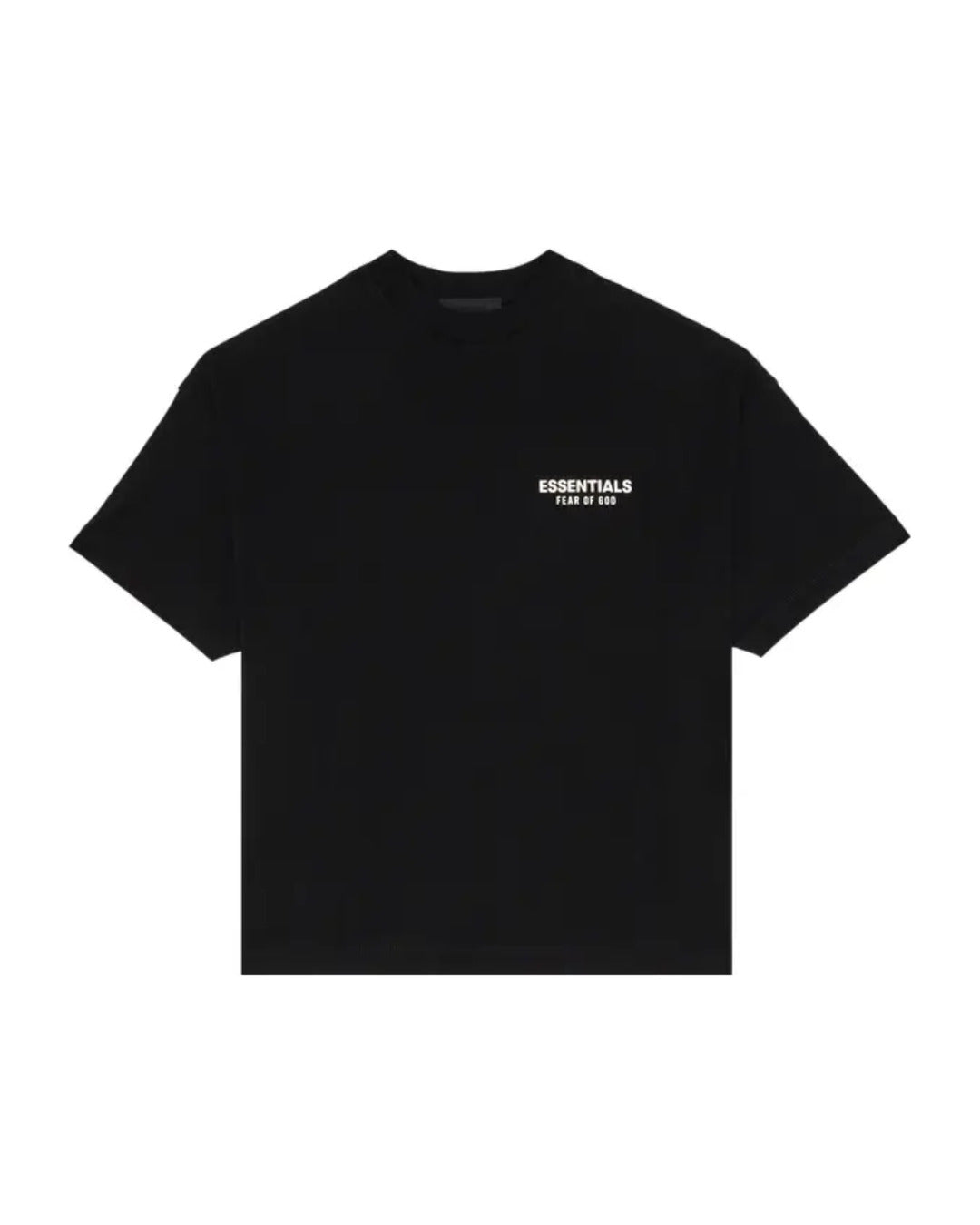 Koszulka Essentials Fear of God FW24 Jersey Crewneck Tee Black — przód
