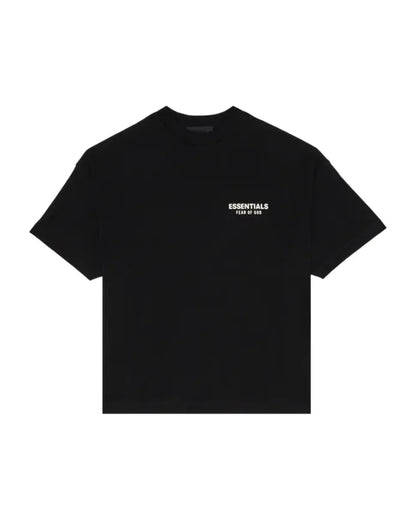 Koszulka Essentials Fear of God FW24 Jersey Crewneck Tee Black — przód