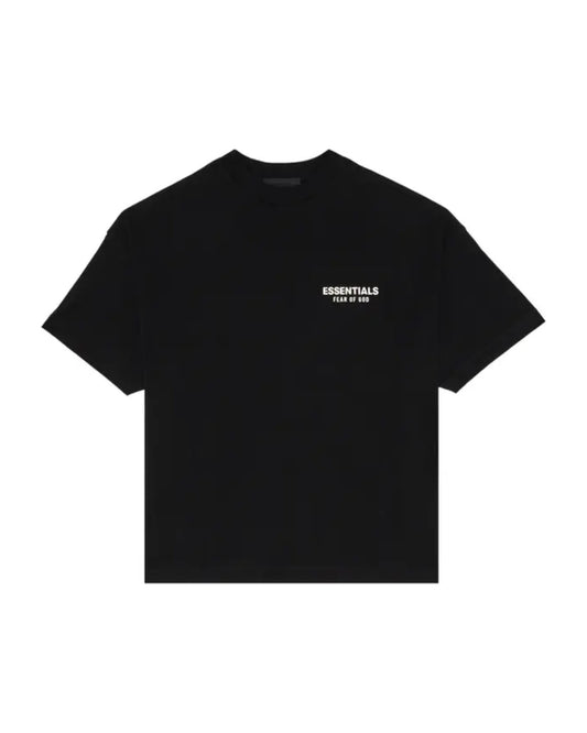 Koszulka Essentials Fear of God FW24 Jersey Crewneck Tee Black — przód