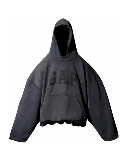 Bluza Yeezy Gap Engineered by Balenciaga Dove Hoodie Washed Black — przód