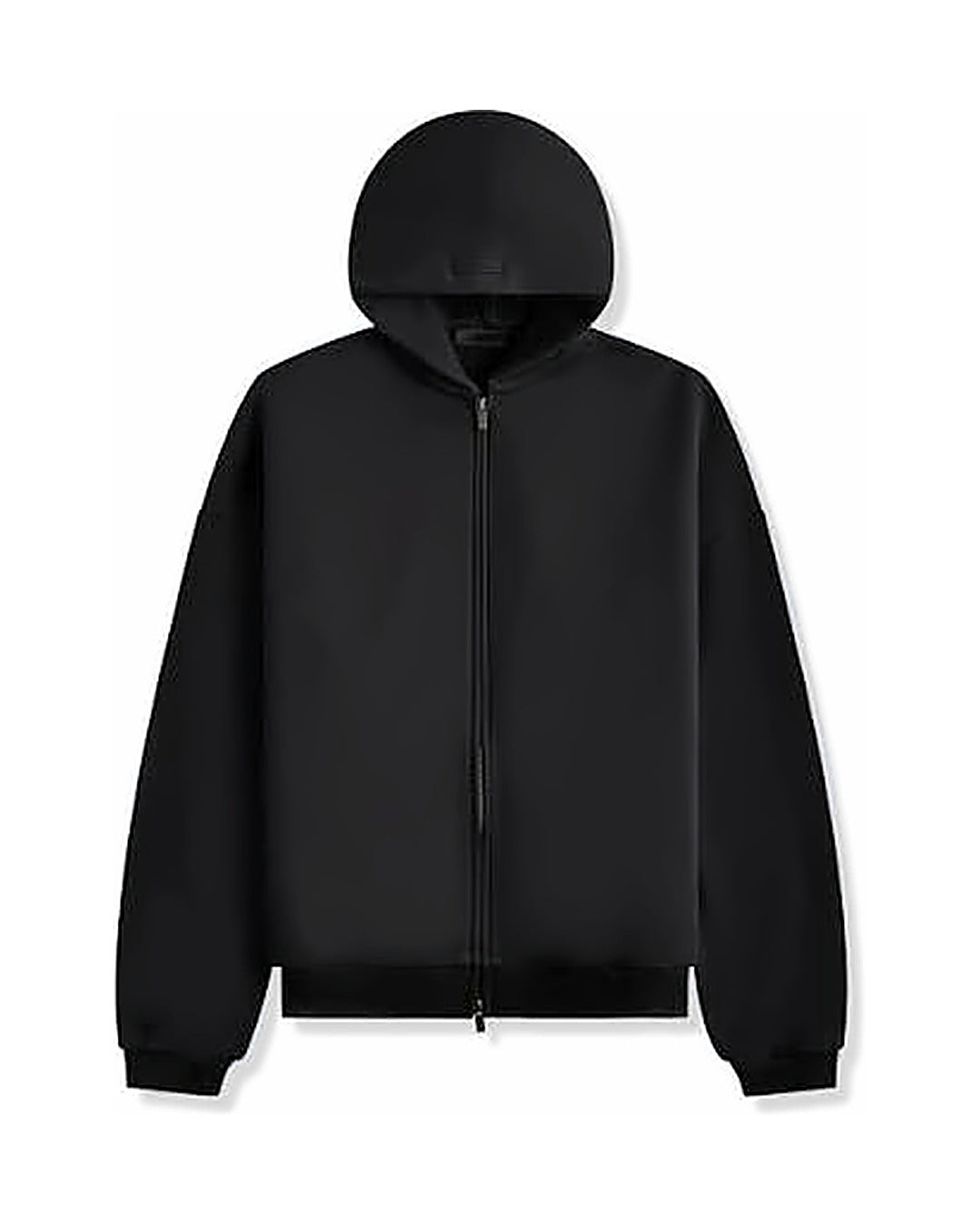 Bluza rozpinana Essentials Fear of God FW24 Heavy Fleece Zip-Up Black — przód