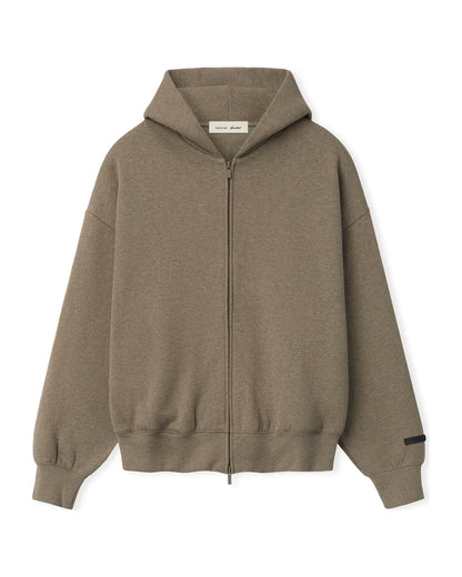 Bluza rozpinana Essentials Fear of God SS26 Classic Zip-Up Homestead Heather — przód
