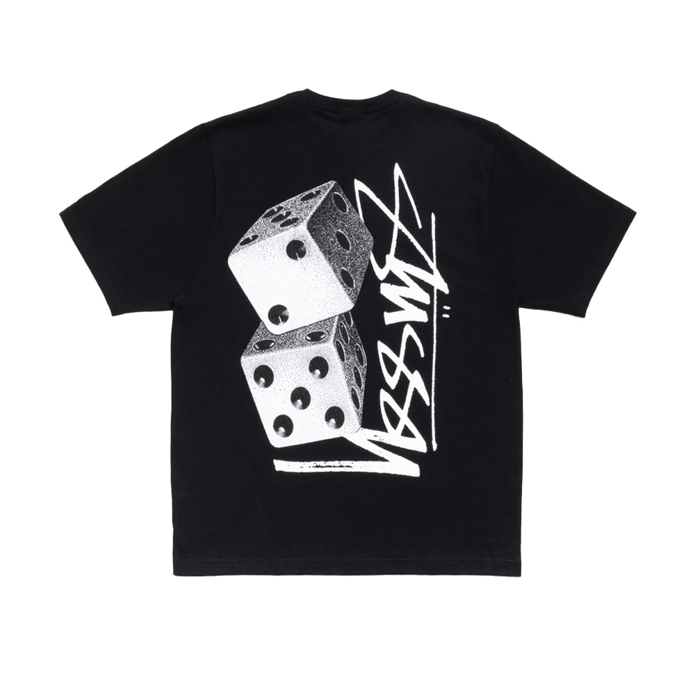 Stüssy Tall Dice Tee Black — oryginalna koszulka Stüssy z certyfikatem autentyczności | NWK Store