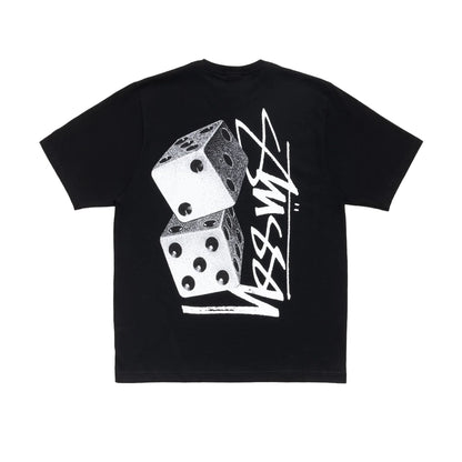 Stüssy Tall Dice Tee Black — oryginalna koszulka Stüssy z certyfikatem autentyczności | NWK Store
