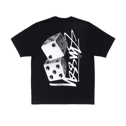 Stüssy Tall Dice Tee Black — oryginalna koszulka Stüssy z certyfikatem autentyczności | NWK Store