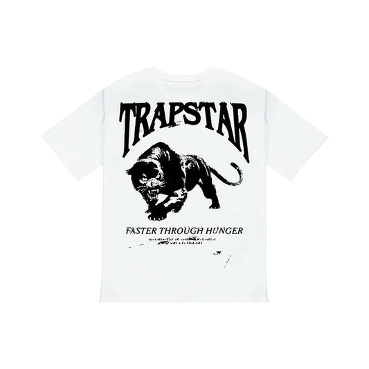 Trapstar Nocturnal Tee White — oryginalna biała koszulka Trapstar z certyfikatem | NWK Store