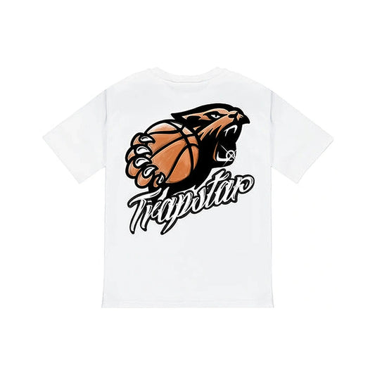 Trapstar Shooters League 2.0 Tee White — oryginalna biała koszulka Trapstar z certyfikatem | NWK Store