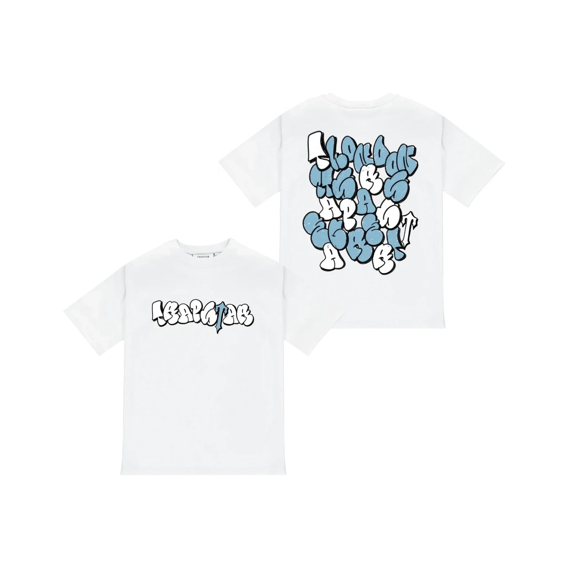 Trapstar Wall to Wall Tee White — oryginalna biała koszulka Trapstar z certyfikatem | NWK Store